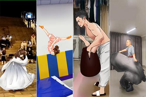 民間高手的花式健身，真牛